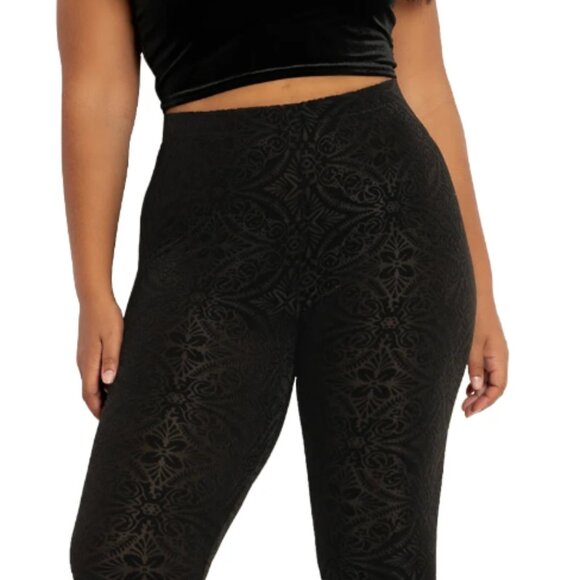 Blackmilk - Burned Velvet High Waisted Leggings - Picture 4 of 12
